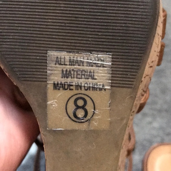 City classified brown wedges - Picture 3 of 3